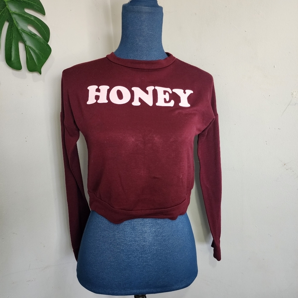 G Mini HONEY Long Sleeve Crop Top